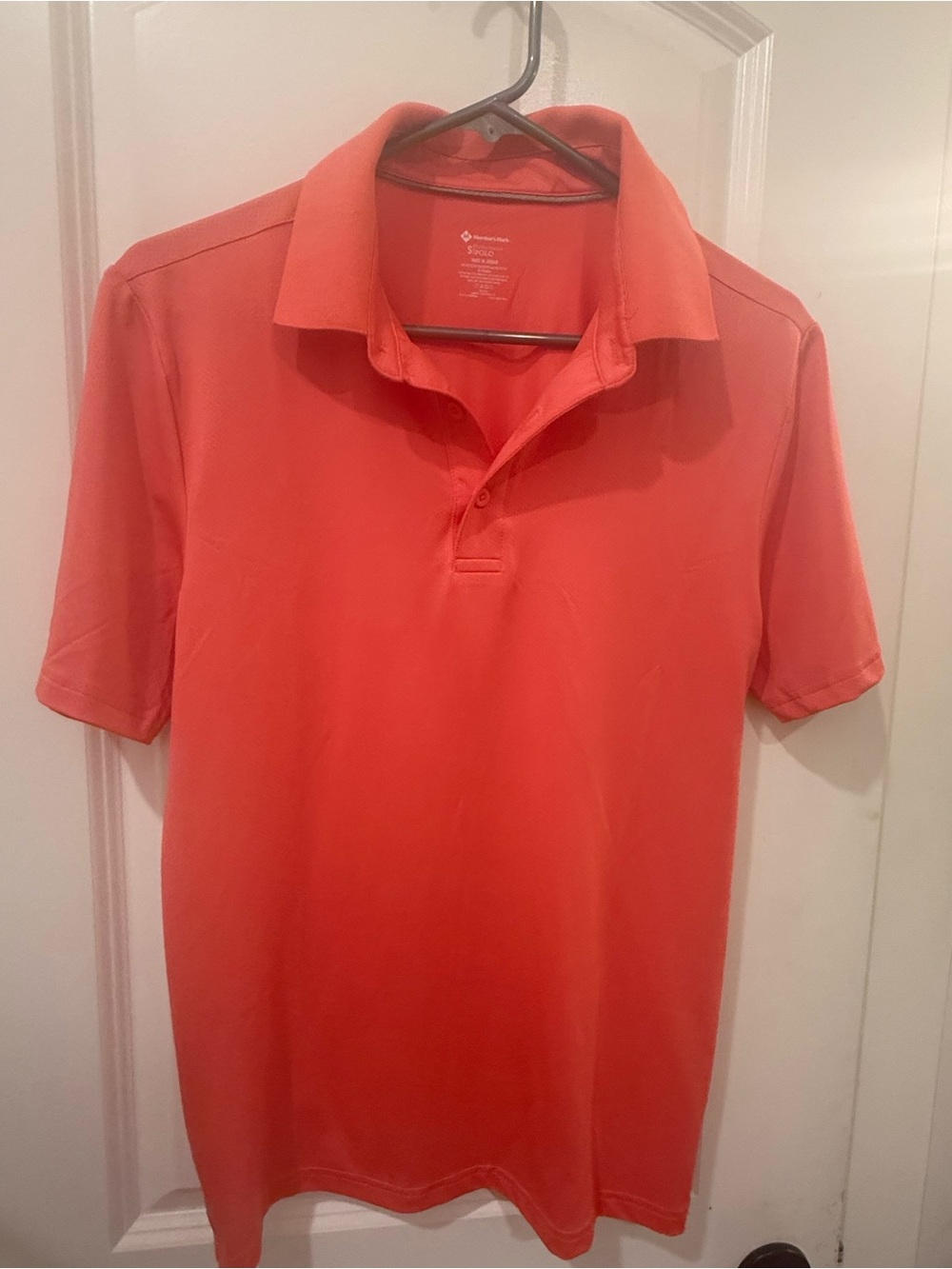 Member’s Mark Coral Performance Polo Shirt Short Sleeve